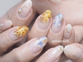 押し花ネイル