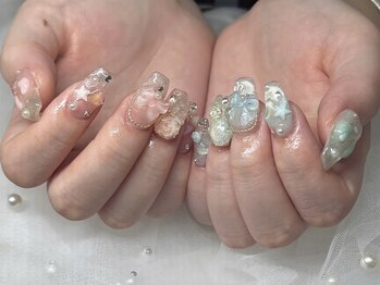 ネイルズバー 新宿店(Nails Bar)/パステルドリーム3Dネイル