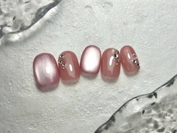 《パラジェル・フィルイン・マグネット》Nail Salon Raize都島駅前店【Hawaii館】/12月マンスリーデザイン【6000】
