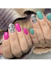 シードットネイル(Cee.nail)/派手★ビジューネイル