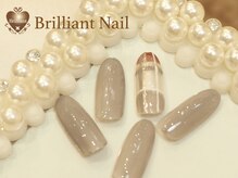 ブリリアント/チェックネイル♪