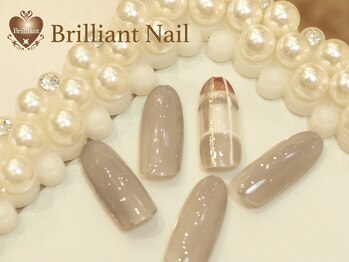 ブリリアント/チェックネイル♪