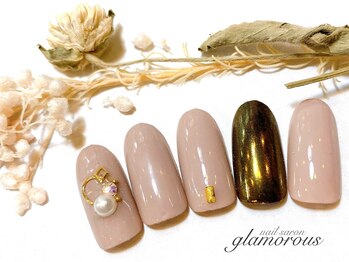 ネイルグラマラス 西新井店/《パラジェル》シンプルミラー