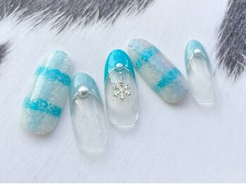 ターラ(Tara)/スノーチェックネイル