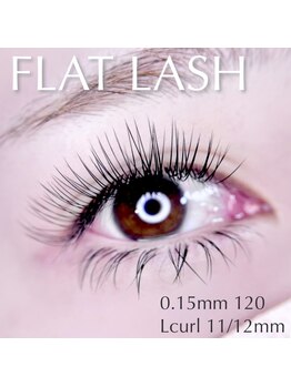 ネイルサロン R/Lカールフラットラッシュ★