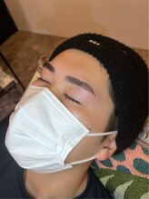 トランク(TRUNK)/眉毛ワックス，間引きのみ