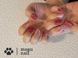 バレンタイン/マーブルネイル