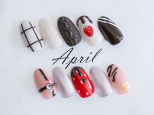 エイプリルプラス(April plus)/バレンタインネイル