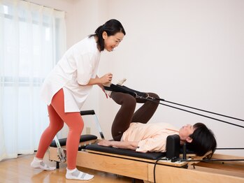 スパークル/マシンピラティス♪両足～お腹へ