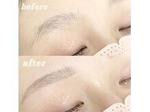 韓国風デザイン☆ before/afterキープ力抜群の垢抜け眉に♪
