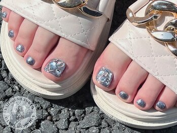 ネイルズガッシュトウキョウ 横浜西口店(NAILsGUSH TOKYO)/フット埋め尽くしネイル