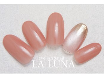 ラルナ ネイルアンドアイラッシュサロン(LA LUNA nail & eyelash salon)/26年月2月3◇定額ナチュラル◇