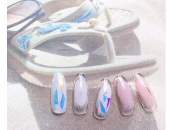 ネイルサロン&スクール ジーナ(GINA)/8月定額オフィスアート