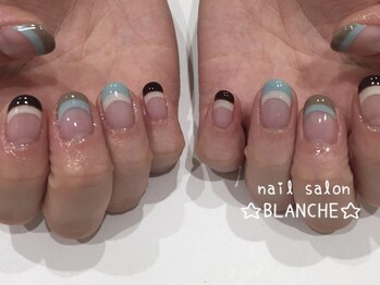 ブランシュ(BLANCHE)/ダブルフレンチネイル