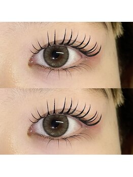 アイラッシュサロン オホス 岐阜(Ojos)/& healthy LED flat lash 80本