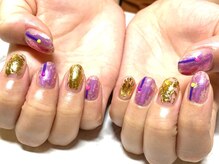 ネイルサロンブリス(nail salon Bliss)/☆メタリックなホイルネイル☆