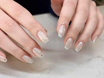エンズネイル(O’s nail)の写真/【オフィスネイルが人気◎】シンプルだけど他とは違う、上品＆可愛いデザイン◎仕事がよりはかどる手先に♪