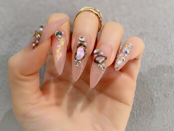 ワンホンビジュー【Cher nail】