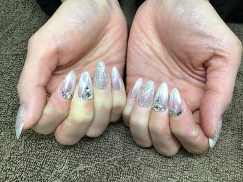 ネイルルーム 千美(room)/オーロラネイル☆