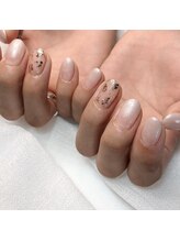 ニーズ ネイル(needs nail)/ニュアンスレオパードネイル☆