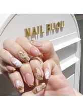 ネイル ビジュー(NAIL BIJOU)/ゴールドミラーネイル