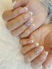 ご新規様パラgelベース使用【ハンド】フレンチgel 　期間限定7200円→6990円 