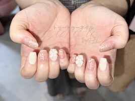 アイボリーxリボンxシェル