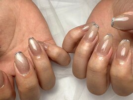 マグネットネイル/細フレンチ