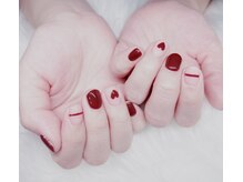 ビルドアップビューティー(Build Up Beauty)/ハートネイル　可愛い