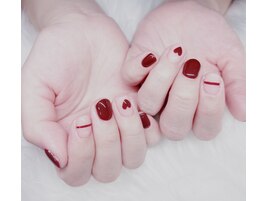 ハートネイル　可愛い