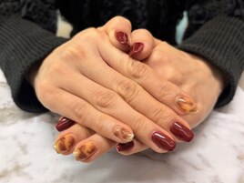 ボルドー×ニュアンス