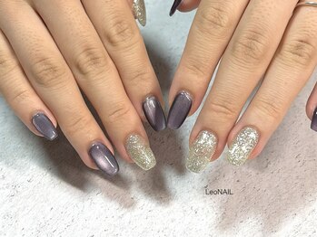レオネイル(Leo NAIL)/マグネット&フラッシュネイル