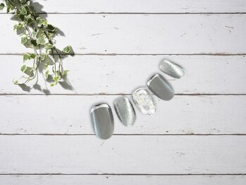 ファストネイル 川越駅前店(FASTNAIL)/夏ネイル ガラス 【11395】