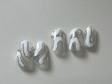 ネイルメゾン 天神店(NAIL MAISON)/メンズうねうねアート￥7000