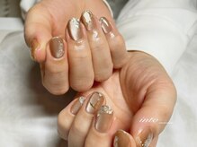 ネイルサロン イントゥ(into_)/ぷるマグ　ニュアンス　ベージュ