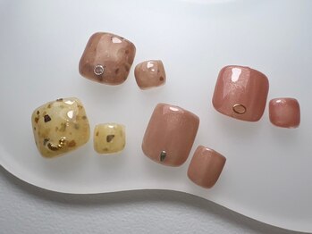 ワンラブネイルズ 浦和(OneLoveNails)/シンプルフットネイル　 5490円