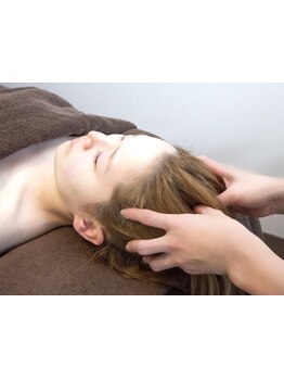 ヘッドスパで癒されたい