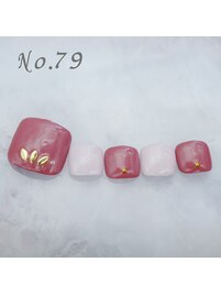 フットネイル：No.79