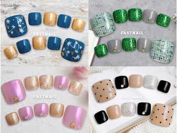ファストネイル ペリエ千葉店(FAST NAIL)/フット定額 ¥6600 ◆ アート