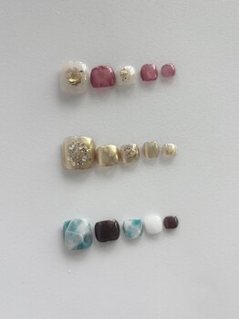 シュウア(SyuA)/6月のフット定額デザイン