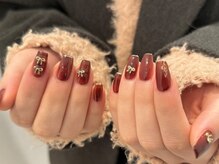 ローランリム(LORAN Lim)/ゴールド×赤みブラウン