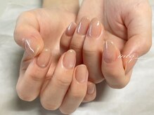 ネイルサロン イントゥ(into_)/マグネット　ピンク　シンプル