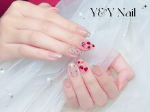 ワイアンドワイ(Y&Y)/可愛いハートネイル
