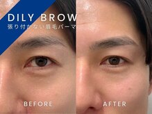 エムディアリリー 栄店(M DIALILY.)の雰囲気(当店独自 張り付かない眉毛パーマ【眉毛/メンズ】)
