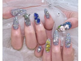 痛ネイル マグネット ゴテゴテ