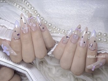 リンドネイル バイ モカ アンド ララ(Lind nail by moca and LaLa)/【misaki】さくらんぼネイル