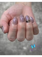 モルフォ 千駄ヶ谷(Morpho)/シンプル綺麗な婚活ネイル♪