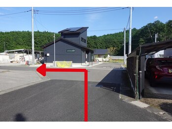 宇都宮整体院 咲/明保院への道順４(明保通りから)