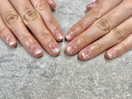 2024冬ネイル【チークネイル】