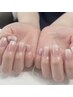 【hand】グラデーションネイル　¥7300